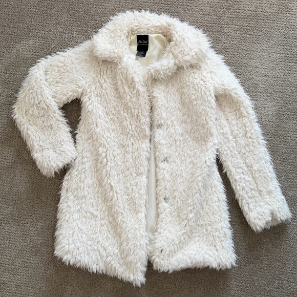 Me Jane Jackets & Blazers - Me Jane Fluffy Cream Fur Jacket